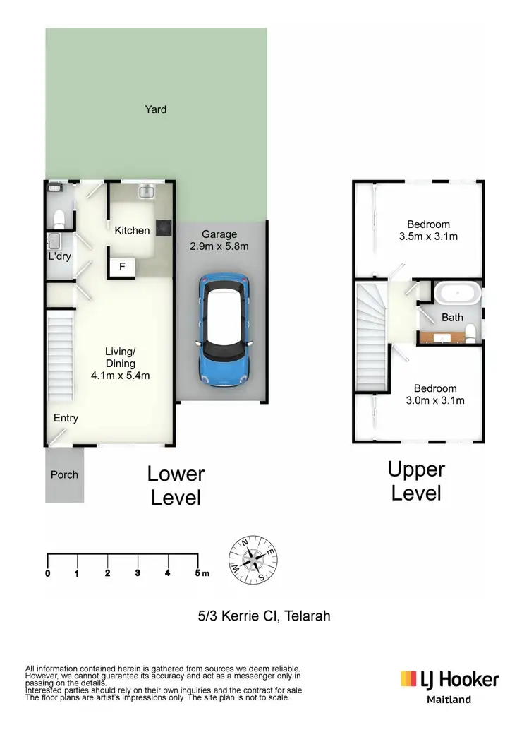 Floorplan of Homely unit listing, 5/3 Kerrie Close, Telarah NSW 2320