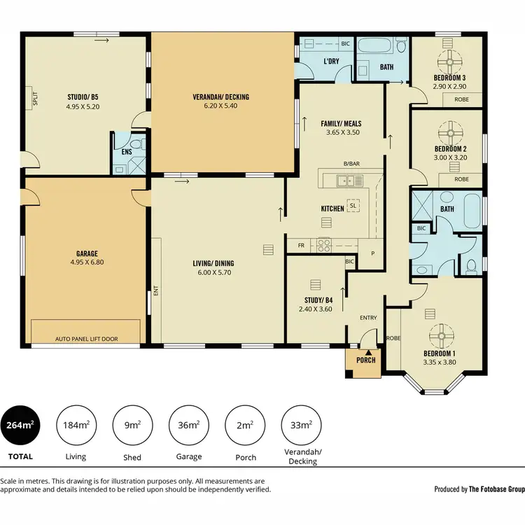 Floorplan of Homely house listing, 6 Hillrise Court, Wynn Vale SA 5127
