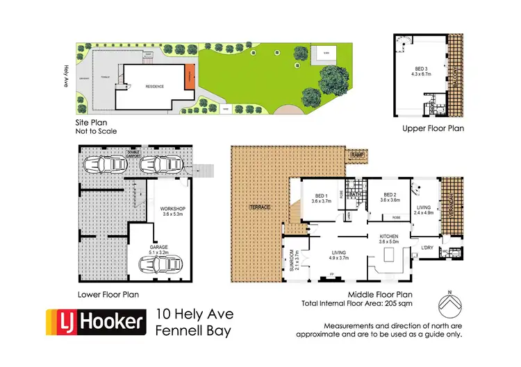 Floorplan of Homely house listing, 10 Hely Avenue, Fennell Bay NSW 2283