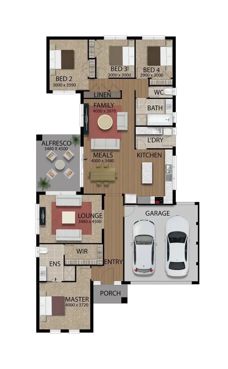 Floorplan of Homely house listing, 19 Cadillac Street, Cranbourne East VIC 3977
