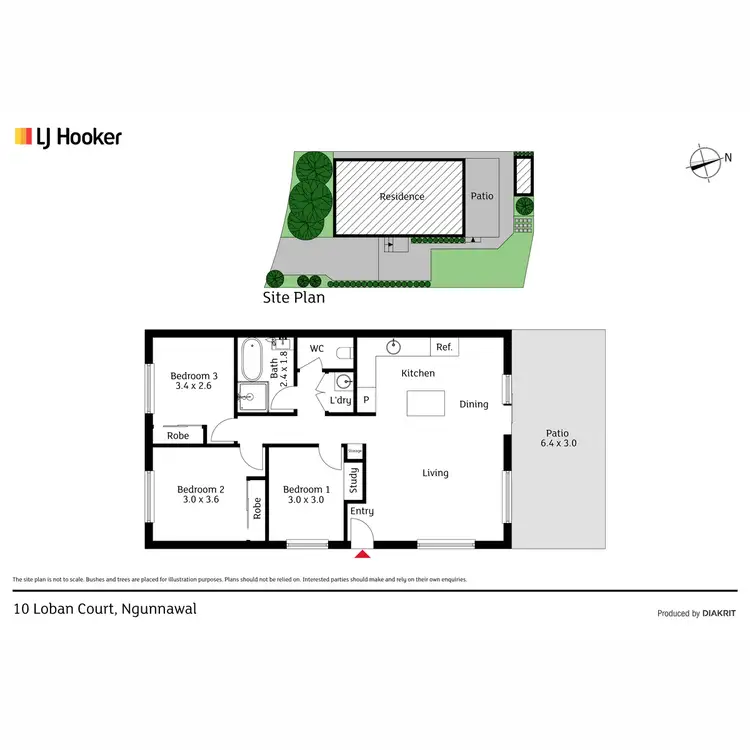 Floorplan of Homely house listing, 10 Loban Court, Ngunnawal ACT 2913