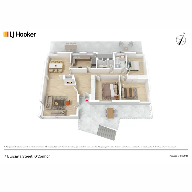 Floorplan of Homely house listing, 7 Bursaria Street, O'connor ACT 2602