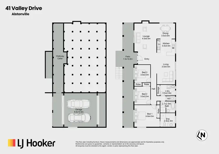 Floorplan of Homely house listing, 41 Valley Drive, Alstonville NSW 2477