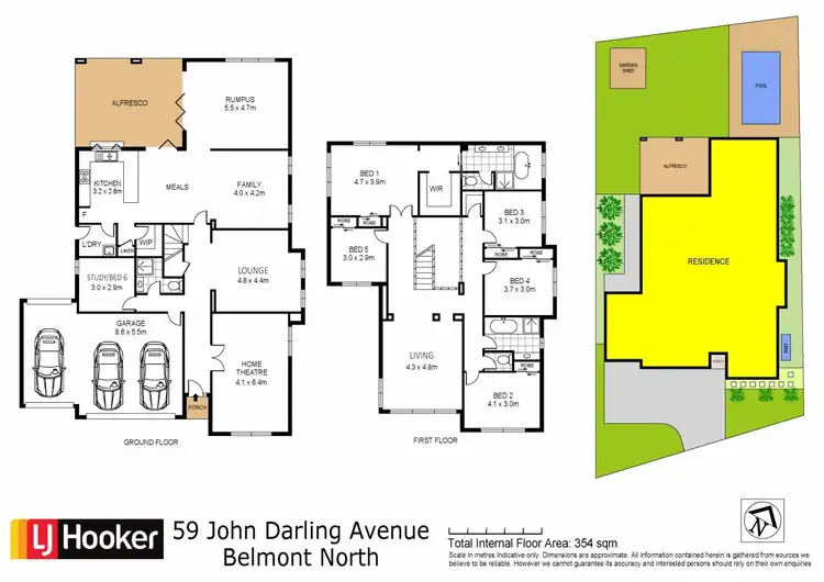 Floorplan of Homely house listing, 59 John Darling Avenue, Belmont North NSW 2280