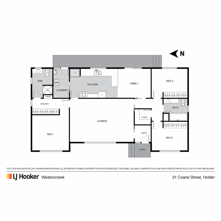 Floorplan of Homely house listing, 31 Coane Street, Holder ACT 2611