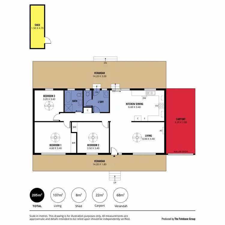 Floorplan of Homely house listing, 78 Butterworth Road, Aldinga Beach SA 5173