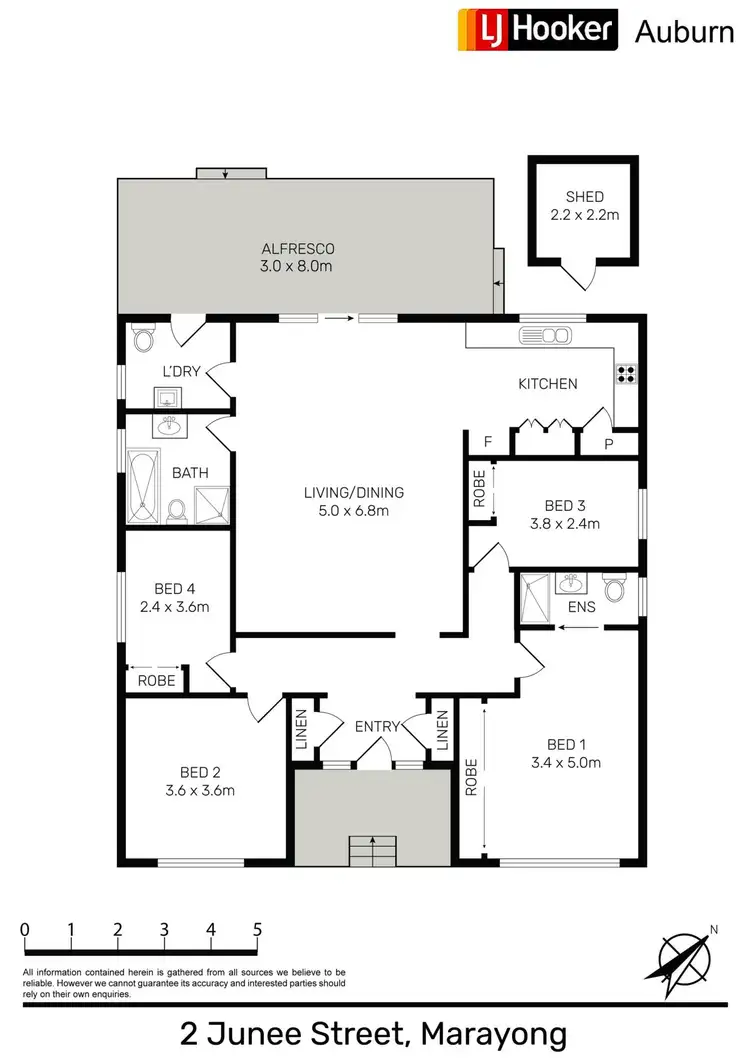 Floorplan of Homely house listing, 2 Junee St, Marayong NSW 2148