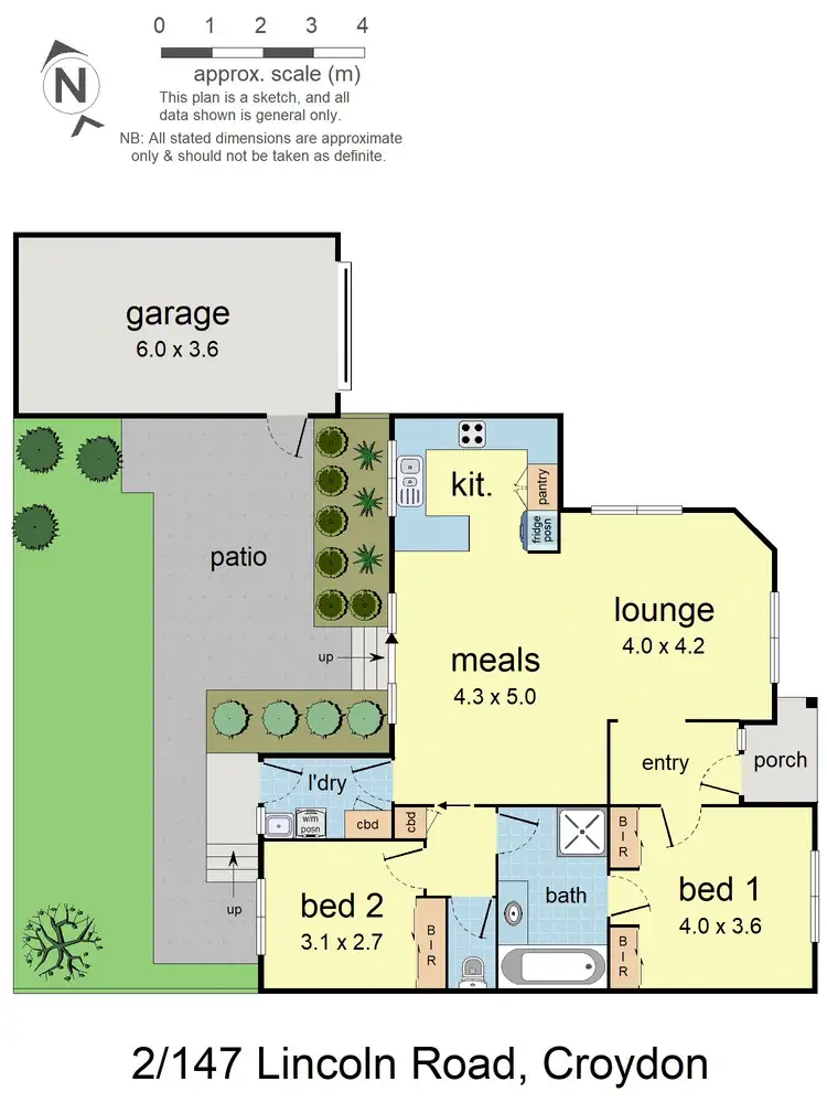Floorplan of Homely townhouse listing, Unit 2/147 Lincoln Road, Croydon VIC 3136