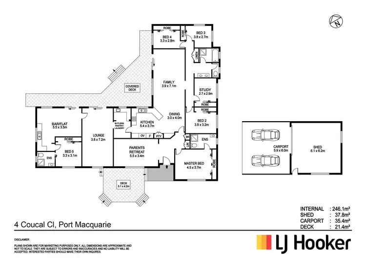 Floorplan of Homely house listing, 4 Coucal Close, Port Macquarie NSW 2444