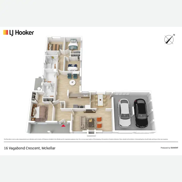Floorplan of Homely house listing, 16 Vagabond Crescent, Mckellar ACT 2617