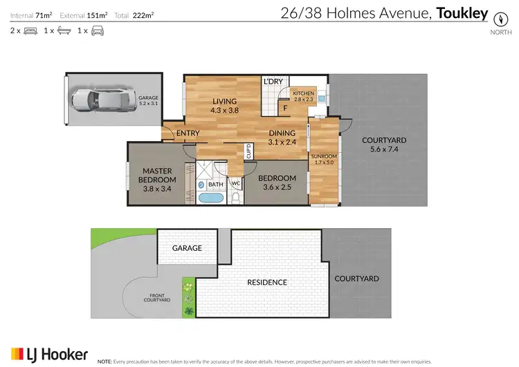 Floorplan of Homely house listing, 26/38 Holmes Avenue, Toukley NSW 2263