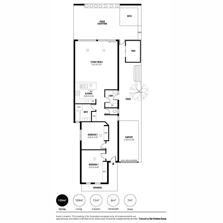 Floorplan of Homely house listing, 64 Fisher Place, Mile End SA 5031