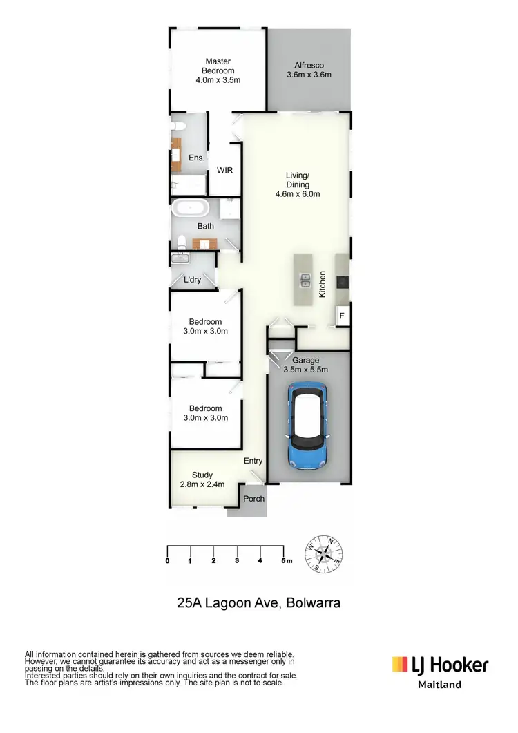 Floorplan of Homely house listing, 25A Lagoon Avenue, Bolwarra NSW 2320