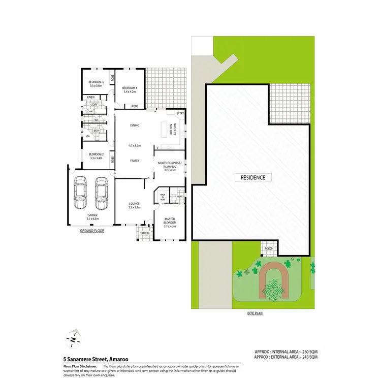 Floorplan of Homely house listing, 5 Sanamere Street, Amaroo ACT 2914
