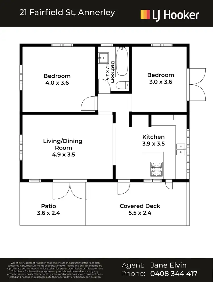 Floorplan of Homely house listing, 21 Fairfield Street, Annerley QLD 4103