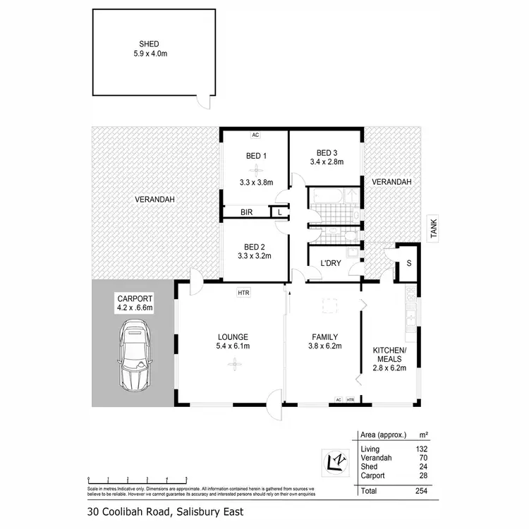 Floorplan of Homely house listing, 30 Coolibah Road, Salisbury East SA 5109