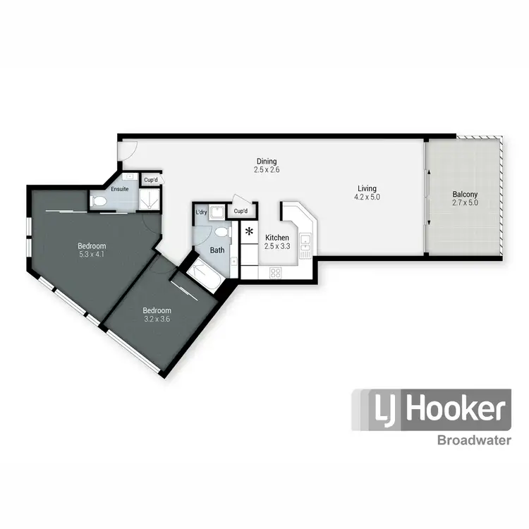 Floorplan of Homely unit listing, 11/52 Back Street, Biggera Waters QLD 4216