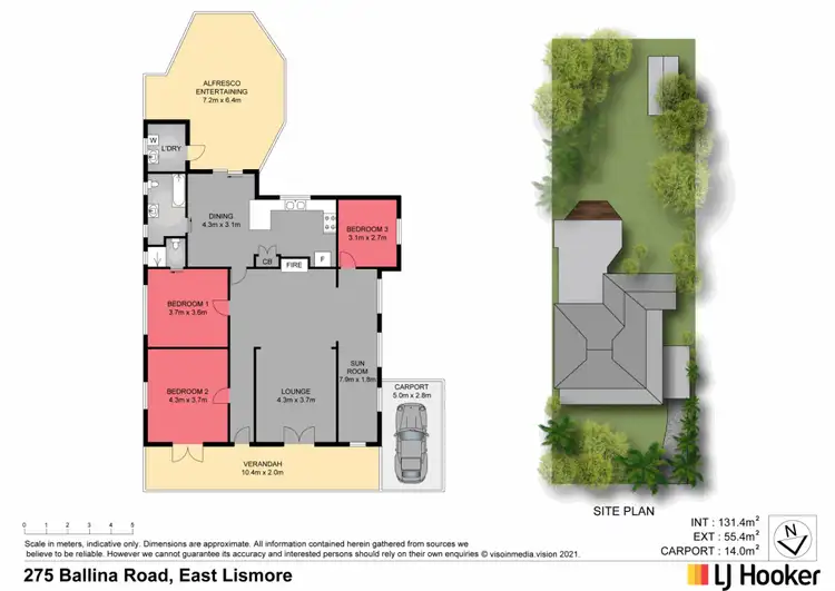 Floorplan of Homely house listing, 275 Ballina Road, East Lismore NSW 2480