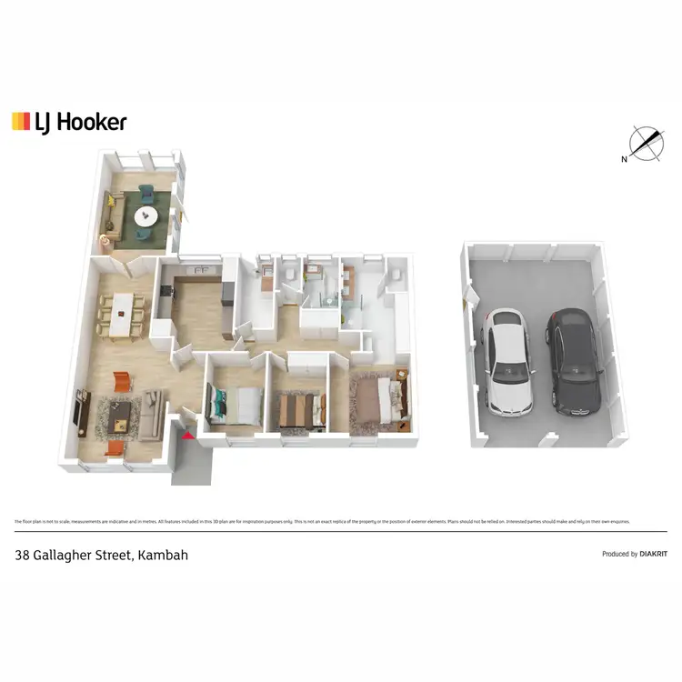 Floorplan of Homely house listing, 38 Gallagher Street, Kambah ACT 2902