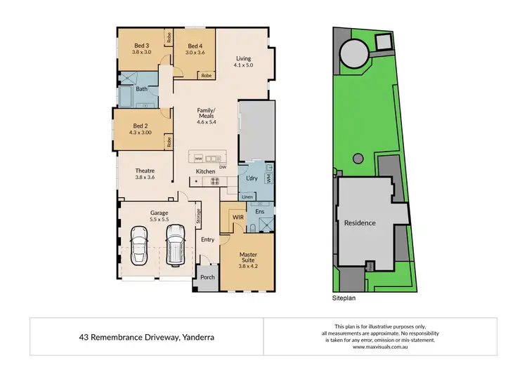 Floorplan of Homely house listing, 43 Remembrance Driveway, Yanderra NSW 2574