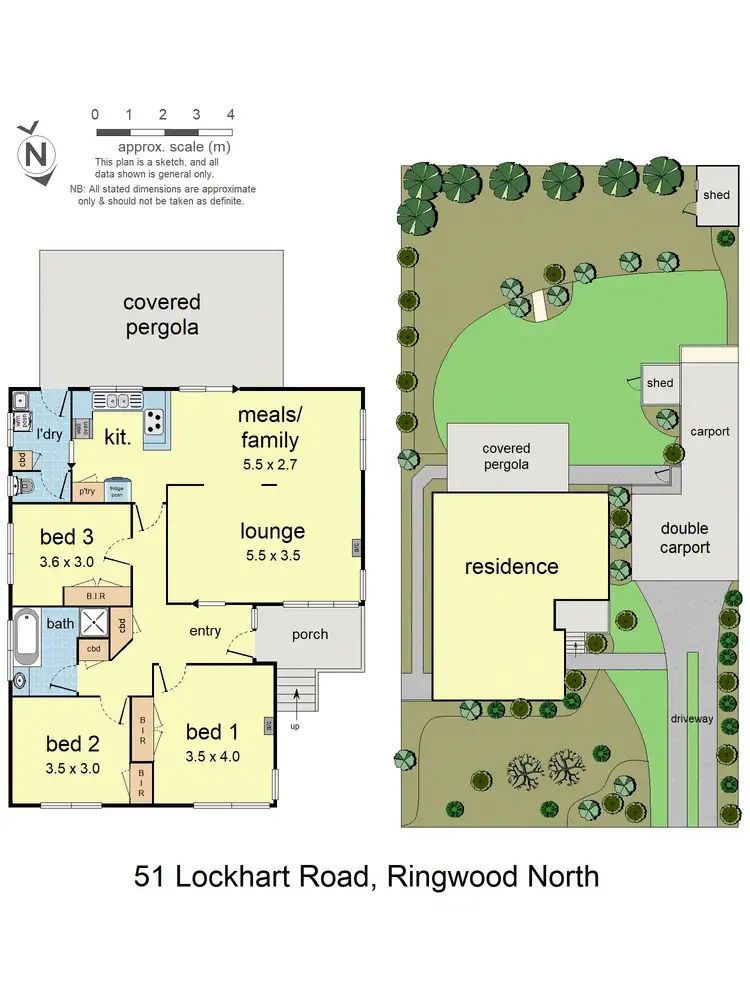 Floorplan of Homely house listing, 51 Lockhart Road, Ringwood North VIC 3134