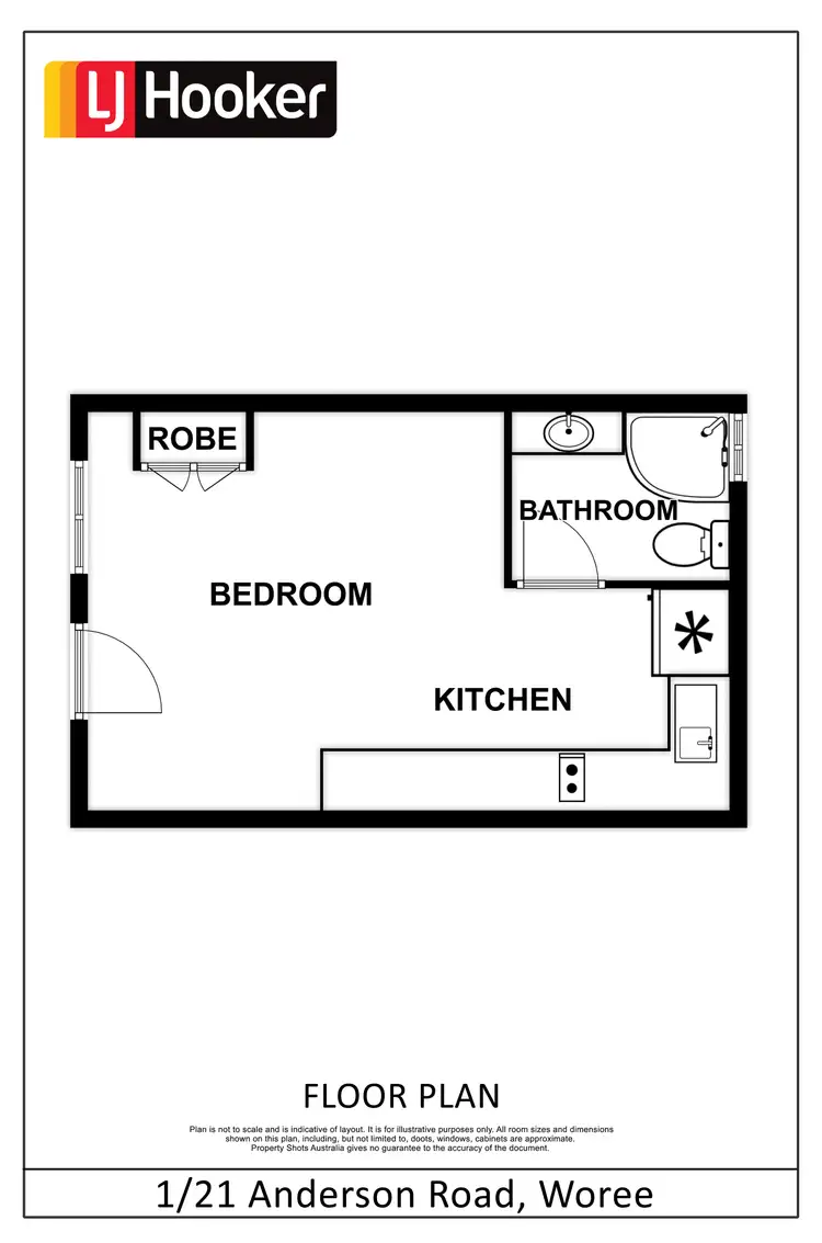 Floorplan of Homely unit listing, 1-21 Anderson Road, Woree QLD 4868