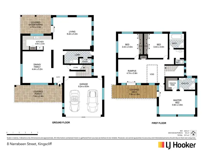 Floorplan of Homely house listing, 8 Narrabeen St, Kingscliff NSW 2487