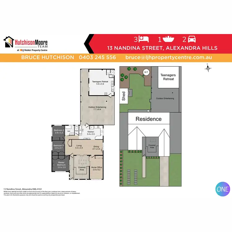 Floorplan of Homely house listing, 13 Nandina Street, Alexandra Hills QLD 4161