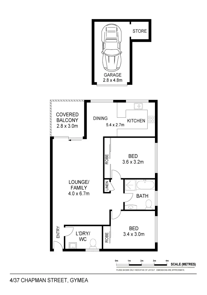 Floorplan of Homely apartment listing, 4/35-37 Chapman Street, Gymea NSW 2227