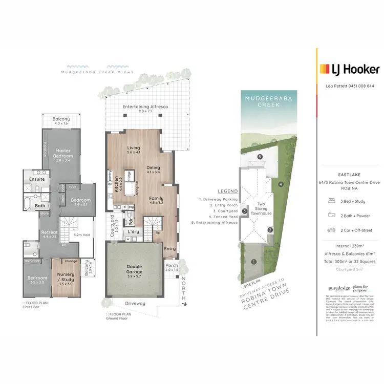 Floorplan of Homely house listing, 64/3 Robina Town Centre Drive, Robina QLD 4226