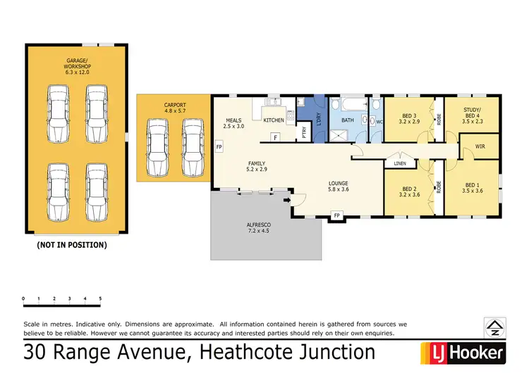 Floorplan of Homely house listing, 30 Range Avenue, Heathcote Junction VIC 3758