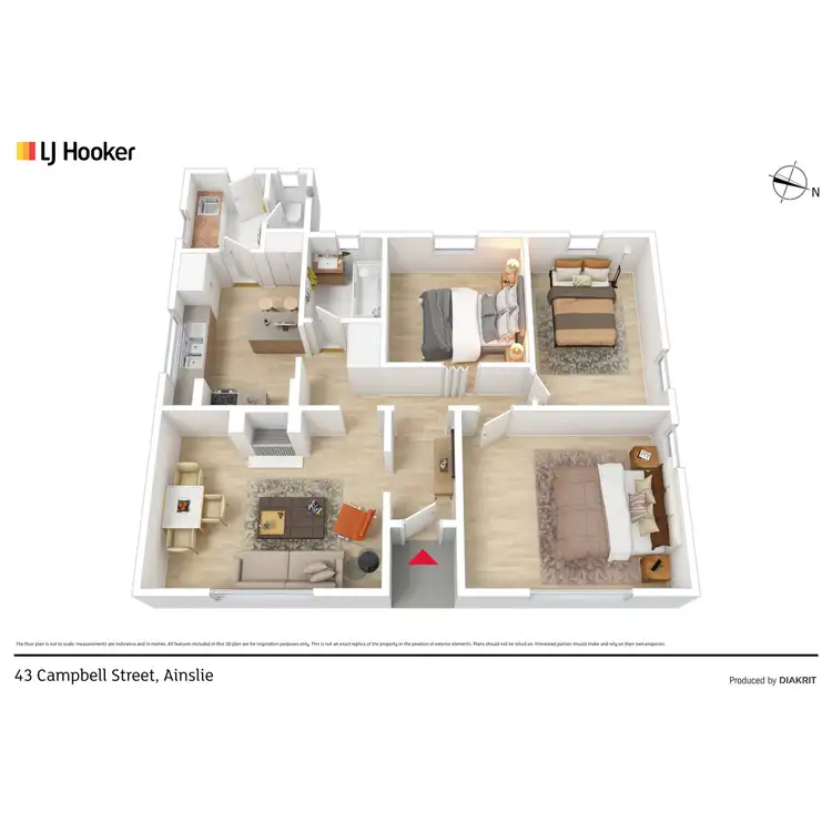 Floorplan of Homely house listing, 43 Campbell Street, Ainslie ACT 2602
