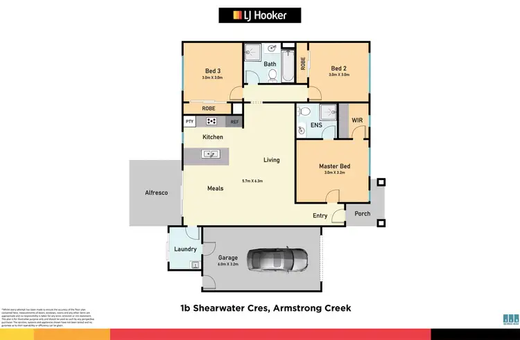 Floorplan of Homely house listing, 1B Shearwater Drive, Armstrong Creek VIC 3217