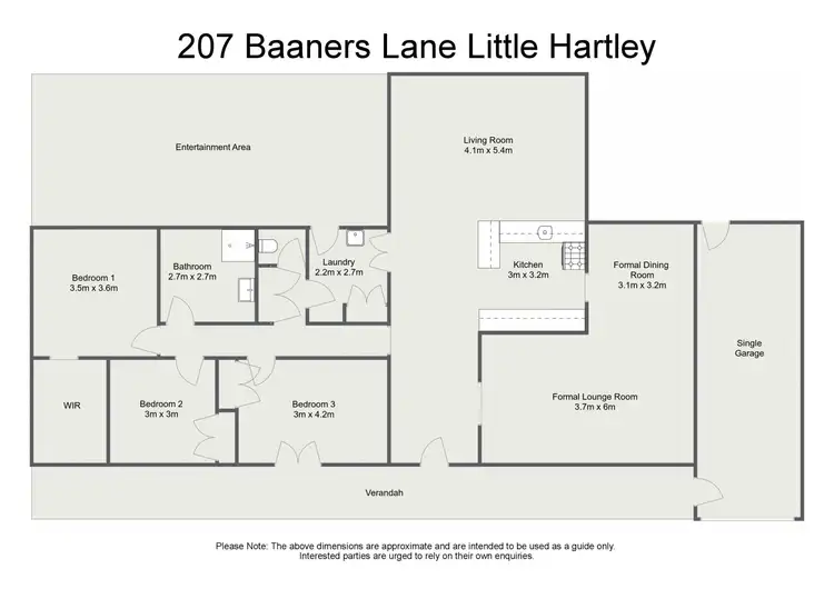 Floorplan of Homely house listing, 207 Baaners Lane, Little Hartley NSW 2790