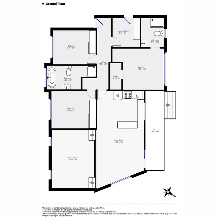 Floorplan of Homely unit listing, 2/5 Chisholm Place, Glenorchy TAS 7010
