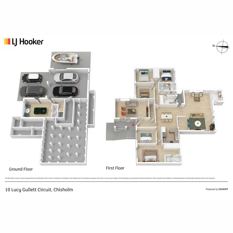 Floorplan of Homely house listing, 10 Lucy Gullett Circuit, Chisholm ACT 2905