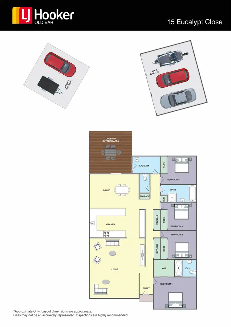 Floorplan of Homely house listing, 15 Eucalypt Close, Old Bar NSW 2430