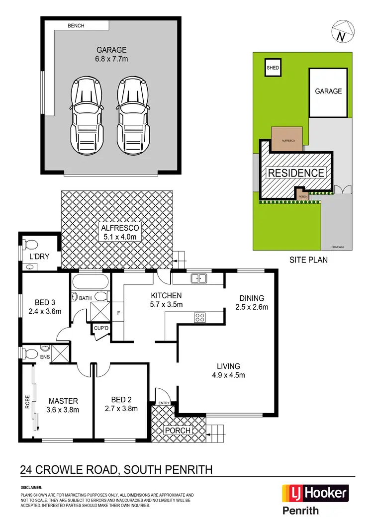 Floorplan of Homely house listing, 24 Crowle Road, South Penrith NSW 2750
