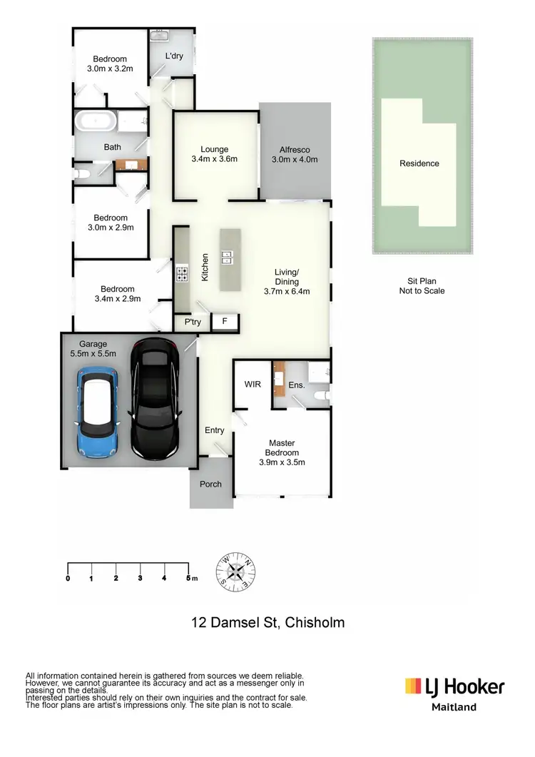 Floorplan of Homely house listing, 12 Damsel Street, Chisholm NSW 2322