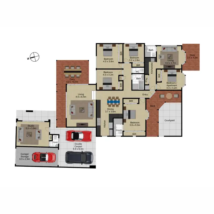 Floorplan of Homely house listing, 103 Walker Crescent, Narrabundah ACT 2604