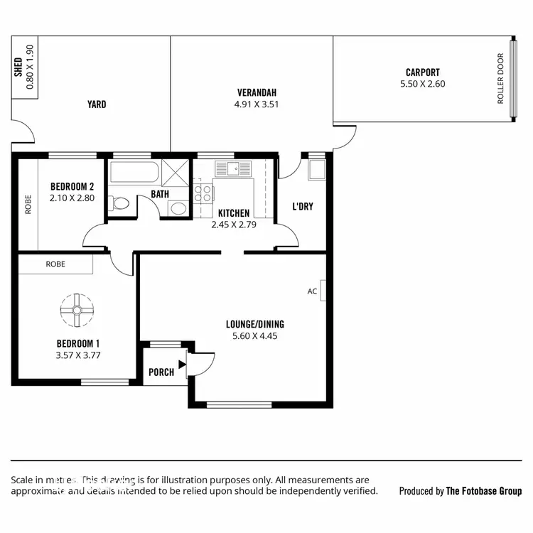 Floorplan of Homely unit listing, 8/4 Douglas Avenue, Salisbury SA 5108