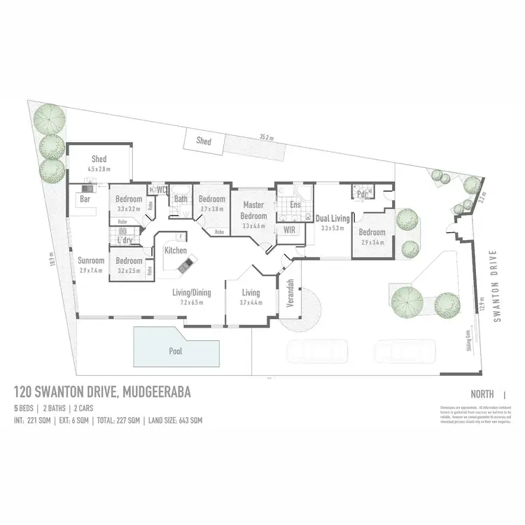 Floorplan of Homely house listing, 120 Swanton Drive, Mudgeeraba QLD 4213