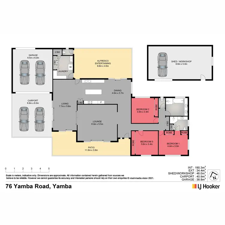 Floorplan of Homely house listing, 76 Yamba Road, Yamba NSW 2464
