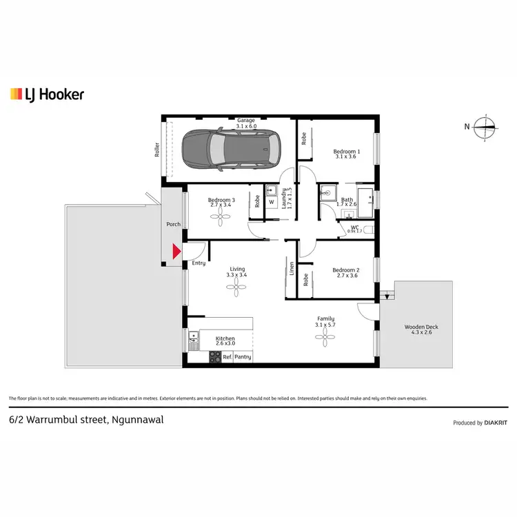 Floorplan of Homely house listing, 6/2 Warrumbul Street, Ngunnawal ACT 2913