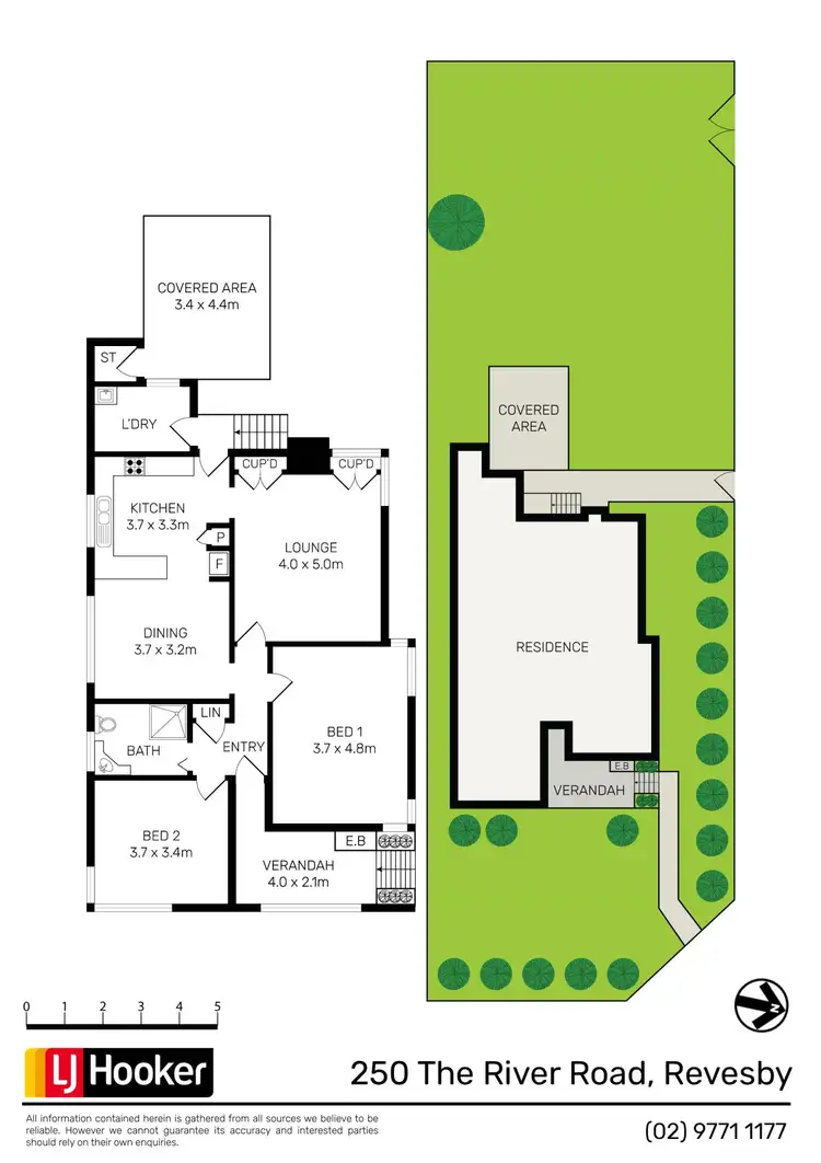 Floorplan of Homely house listing, 250 The River Road, Revesby NSW 2212