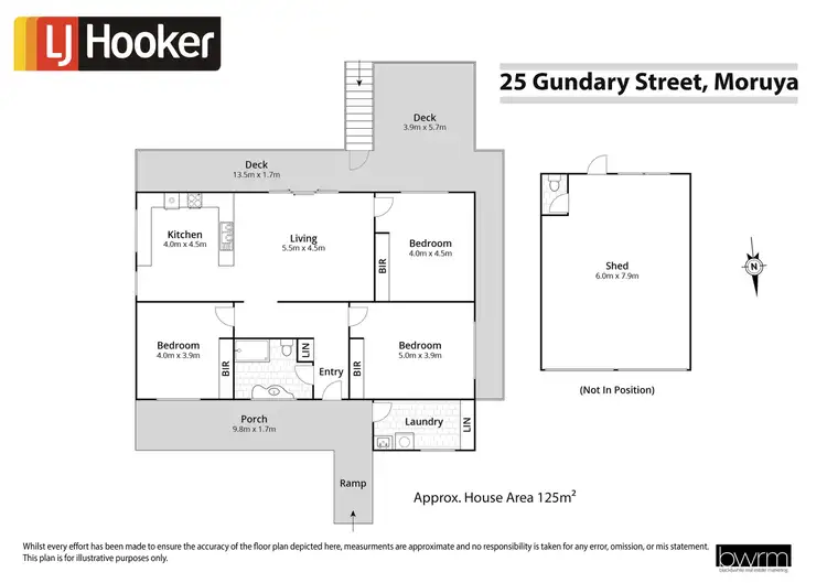 Floorplan of Homely house listing, 25 Gundary Street, Moruya NSW 2537