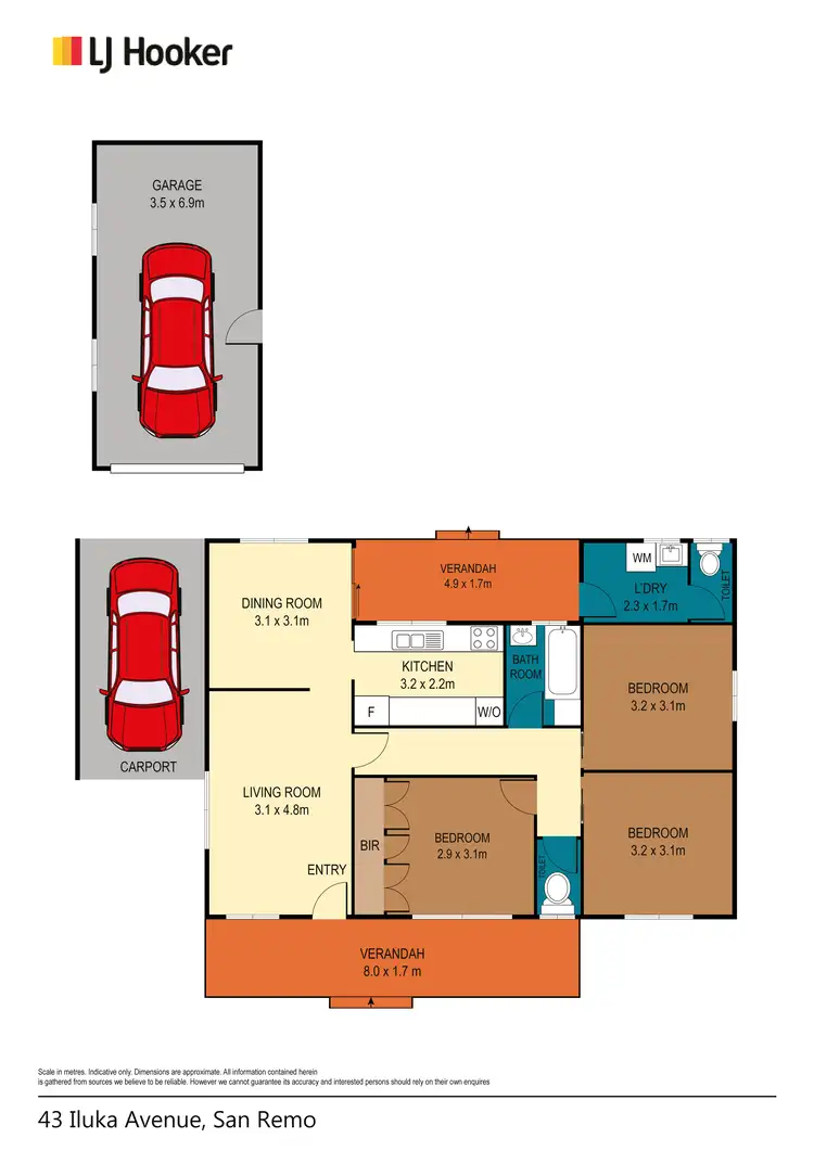 Floorplan of Homely house listing, 43 Iluka Avenue, San Remo NSW 2262