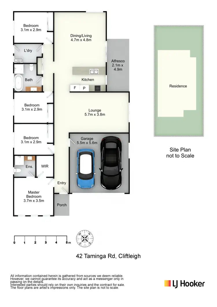 Floorplan of Homely house listing, 42 Taminga Road, Cliftleigh NSW 2321