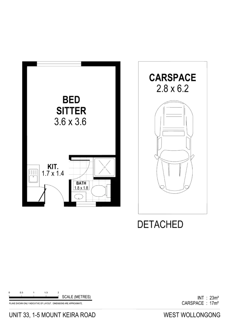 Floorplan of Homely apartment listing, 33/1-5 Mount Keira Road, West Wollongong NSW 2500