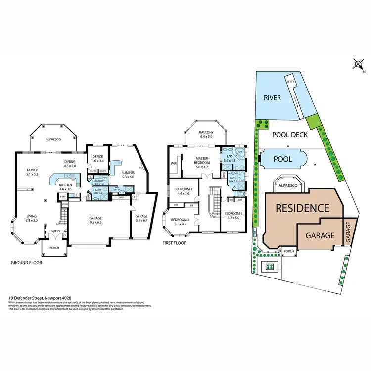 Floorplan of Homely house listing, 19 Defender Court, Newport QLD 4020